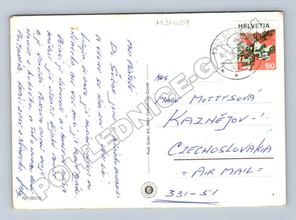 Pohlednice Švýcarsko různé motivy 1977 (M34029)