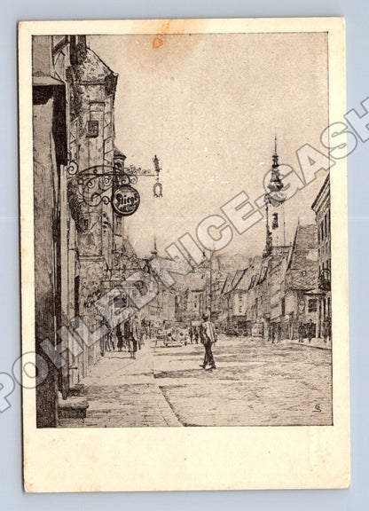 Pohlednice Rakousko Steyr Stadtplatz A. Scholler (M34035)