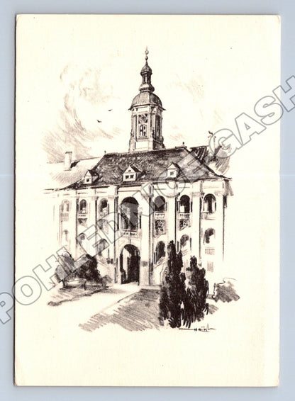 Pohlednice Rakousko St. Florian Stiegenhaus mit Turm (M34037)