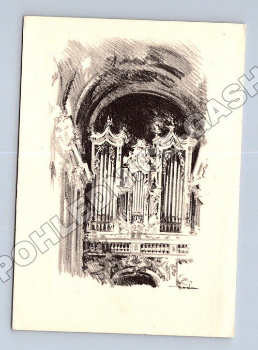 Pohlednice Rakousko St. Florian Bruckner-Orgel (M34038)