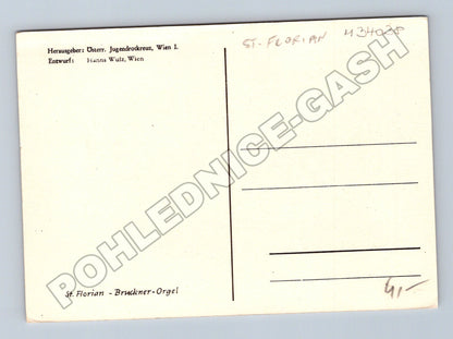Pohlednice Rakousko St. Florian Bruckner-Orgel (M34038)