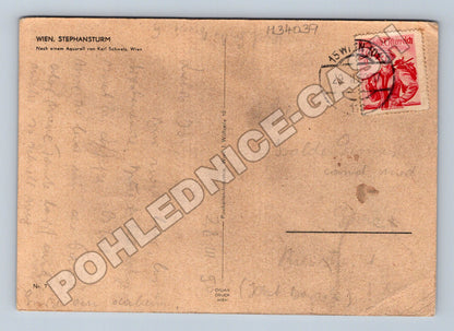 Pohlednice Rakousko Vídeň Stephansdom 1952 (M34039)