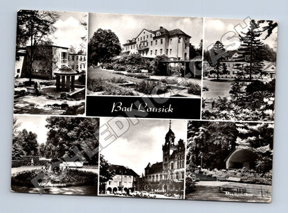 Pohlednice Německo Bad Lausick multi-view 1980 (M34048)