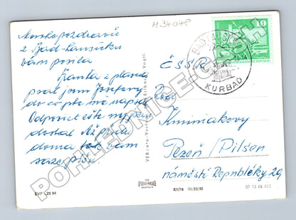 Pohlednice Německo Bad Lausick multi-view 1980 (M34048)