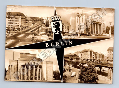 Pohlednice Německo Berlín koláž 1963 (M34051)