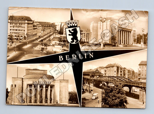 Pohlednice Německo Berlín koláž 1963 (M34051)