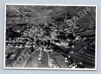 Pohlednice Kynšperk n. Ohří letecký pohled 1932 (M34061)