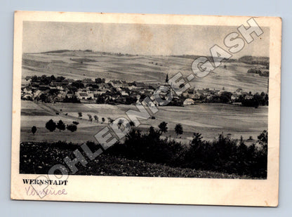 Pohlednice Wernstadt (Vernéřice) celkový pohled (M34062)