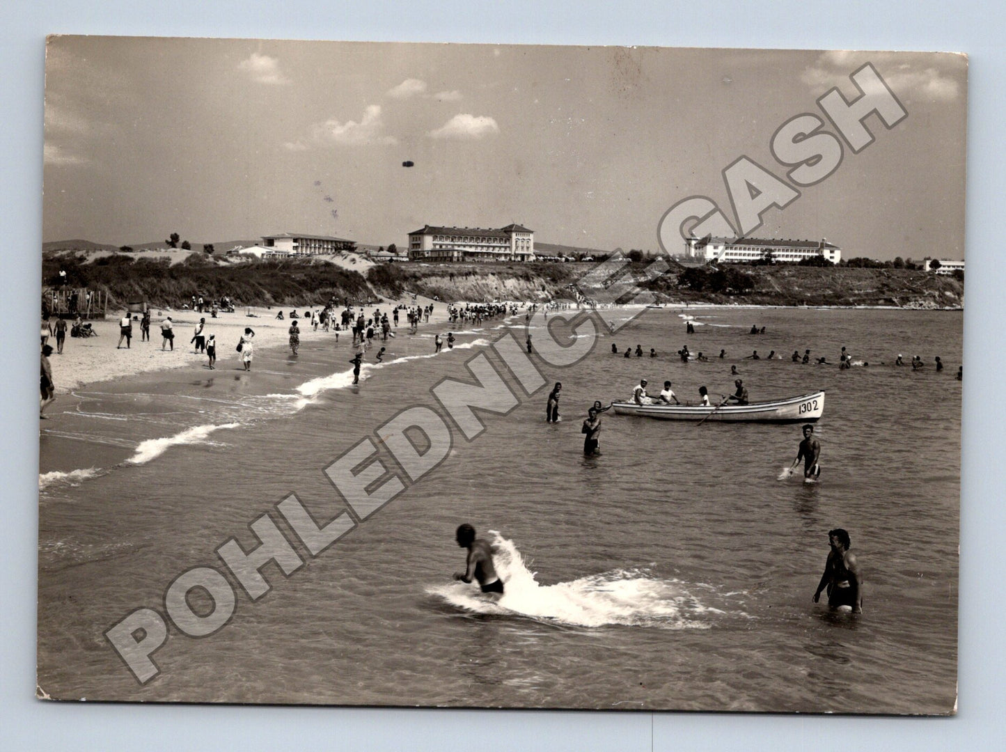 Pohlednice Bulharsko Nesebar pláž 1960s (M34063)