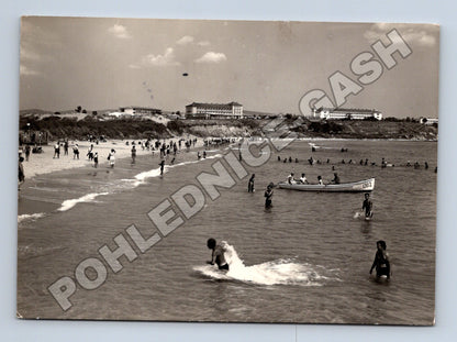 Pohlednice Bulharsko Nesebar pláž 1960s (M34063)