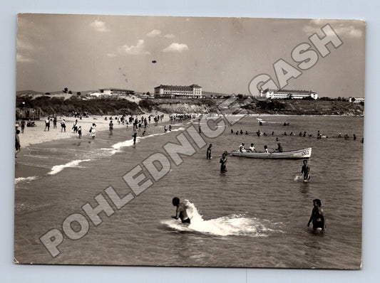 Pohlednice Bulharsko Nesebar pláž 1960s (M34063)