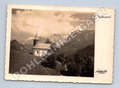 Pohlednice Rakousko Kaisertal kaple 1943 (M34065)