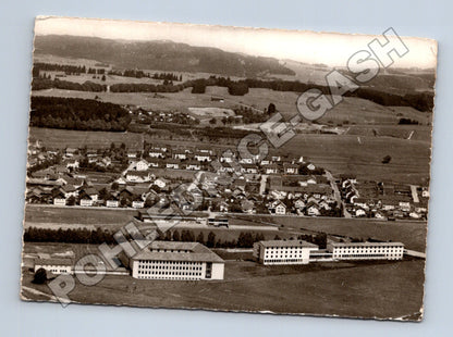 Pohlednice Německo Marktoberdorf škola letecký pohled 1967 (M34069)