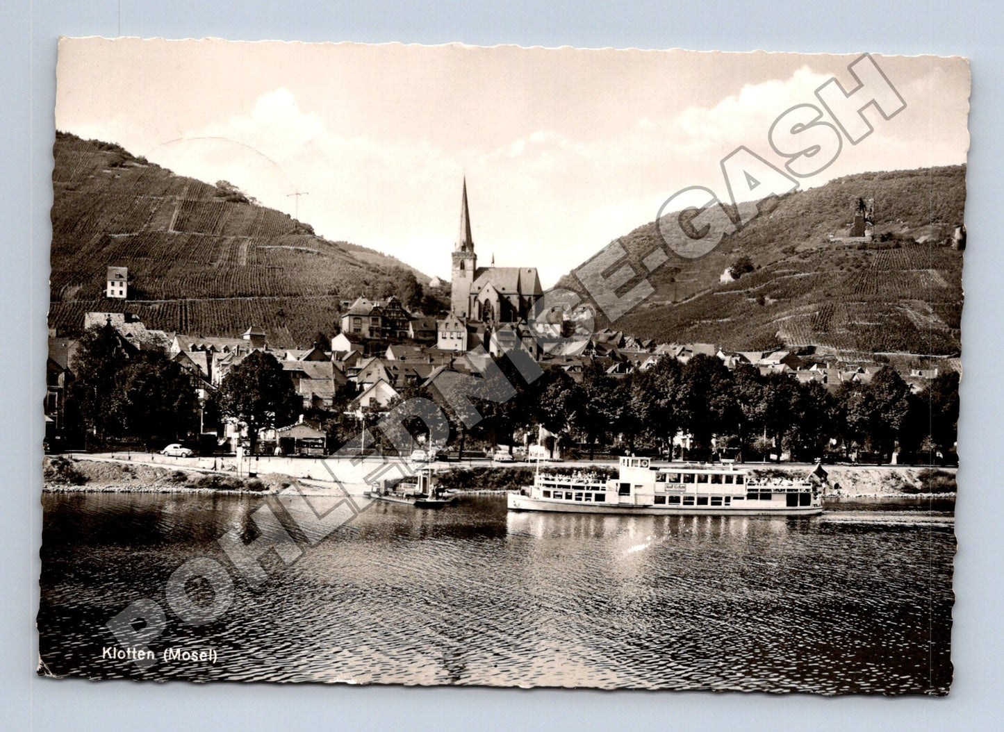 Pohlednice Německo Klotten (Mosel) s lodí 1973 (M34070)