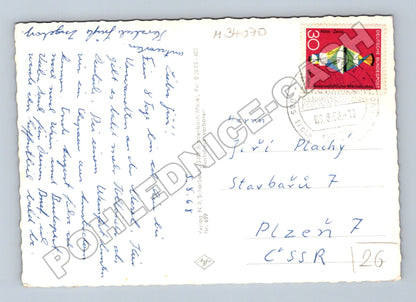 Pohlednice Německo Klotten (Mosel) s lodí 1973 (M34070)