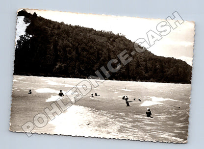 Pohlednice Maďarsko Tihany koupání v Balatonu 1959 (M34072)