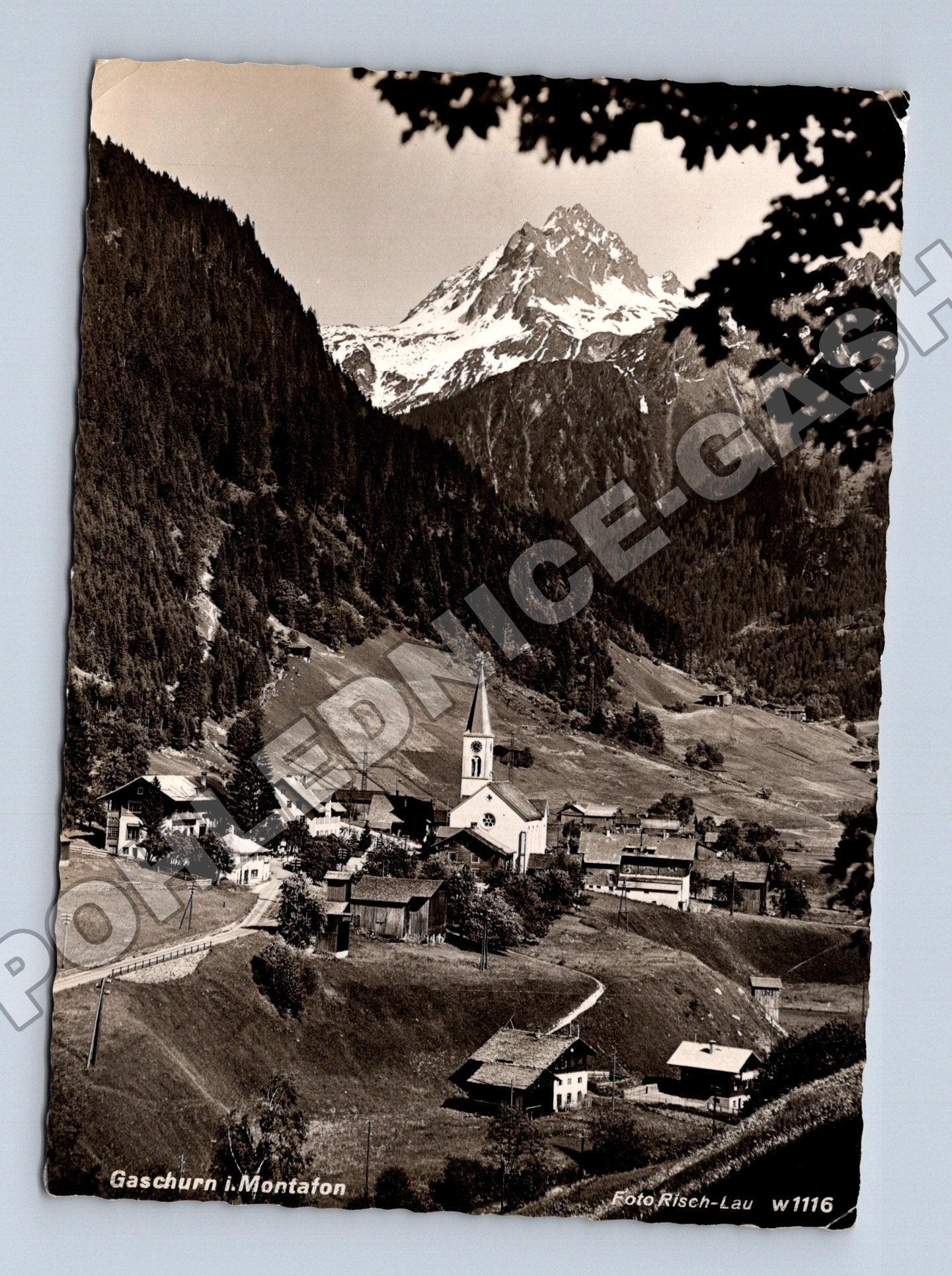 Pohlednice Rakousko Gaschurn i. Montafon 1957 (M34079)