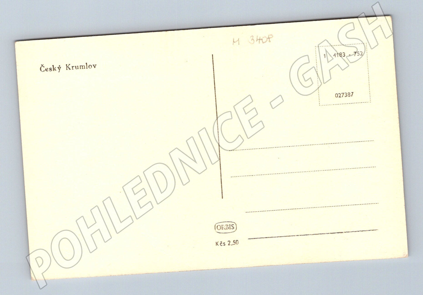 Pohlednice Český Krumlov zámek Orbis (M3408)