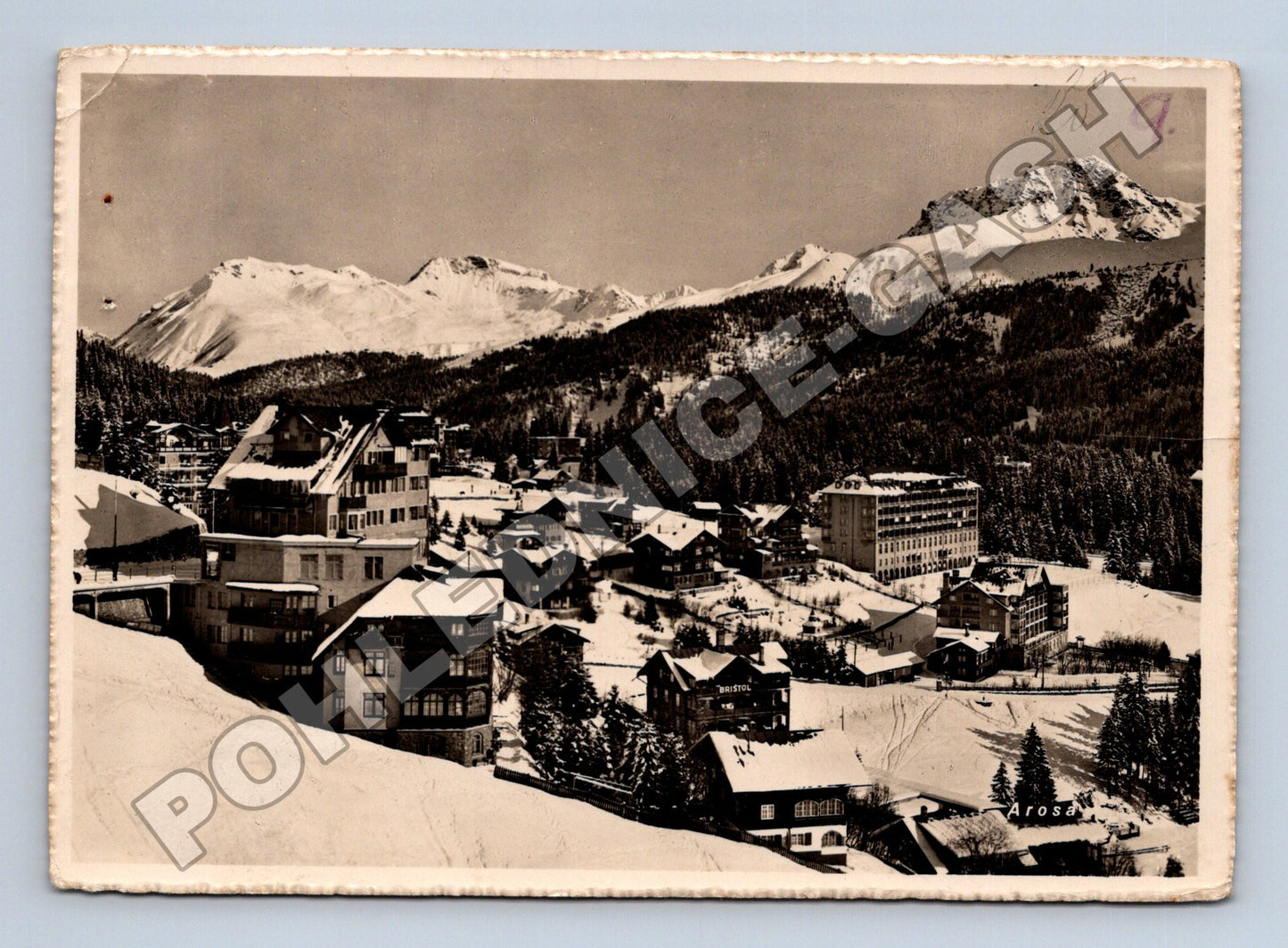 Pohlednice Švýcarsko Arosa zimní krajina (M34082)