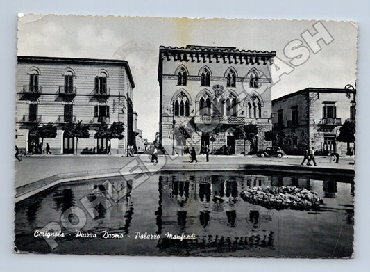 Pohlednice Itálie Cerignola Piazza Duomo 1960 (M34087)