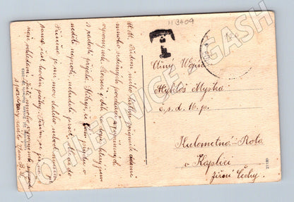 Pohlednice Český Krumlov zámecká věž (M3409)