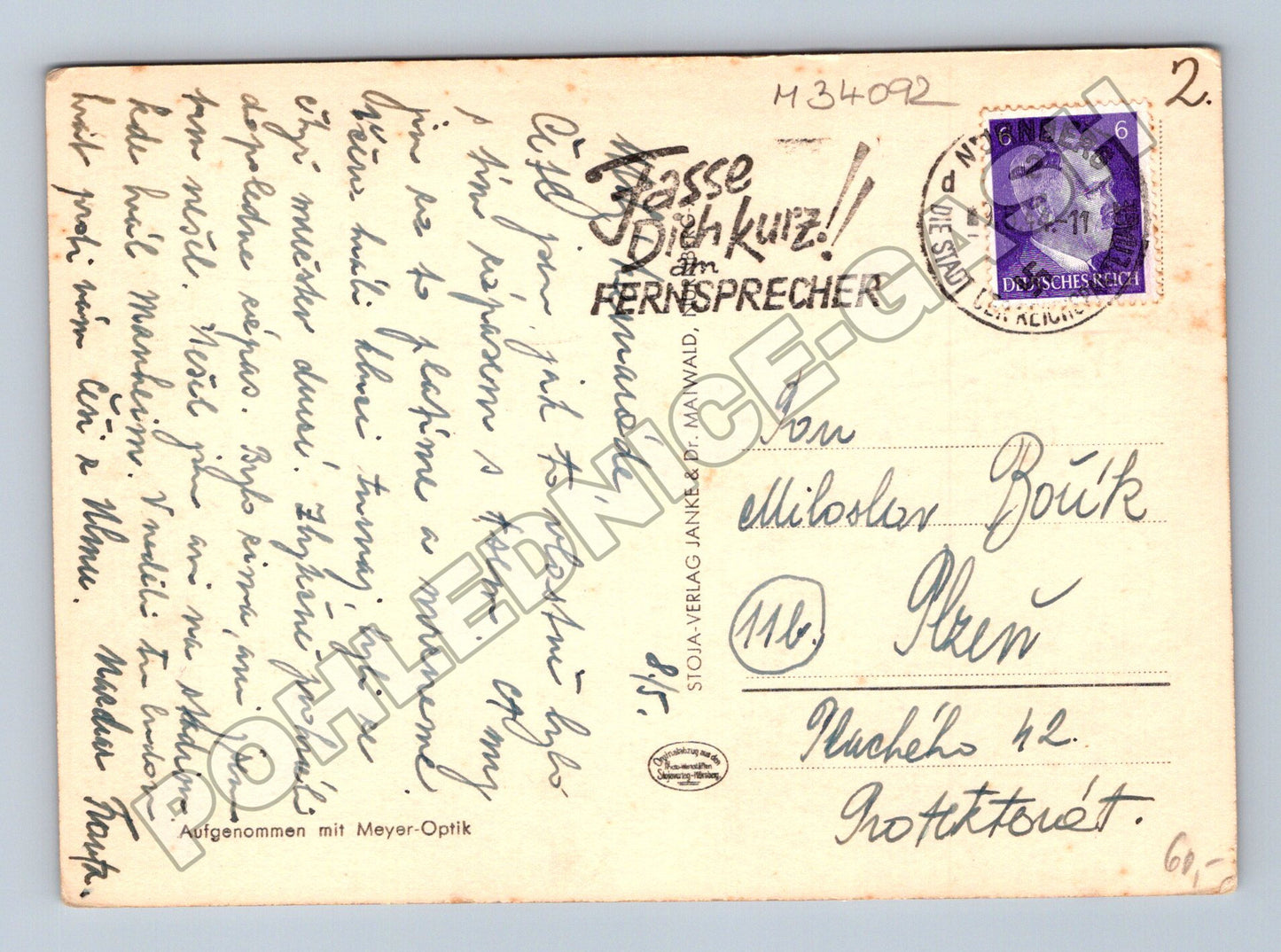 Pohlednice Německo Norimberk staré lodní hospody 1941 (M34092)