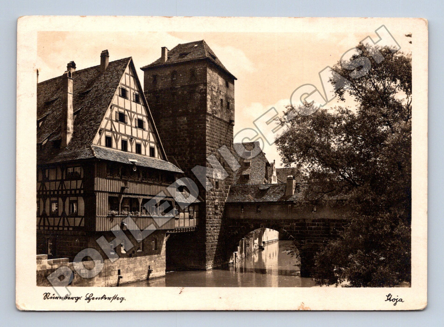 Pohlednice Německo Norimberk Henkersteg 1915 (M34093)