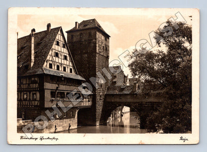 Pohlednice Německo Norimberk Henkersteg 1915 (M34093)