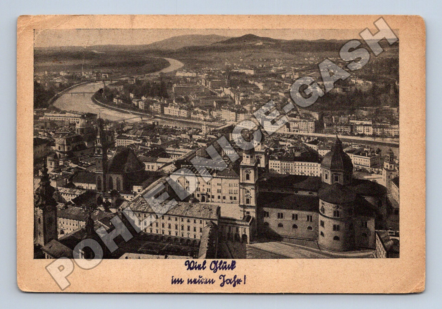 Pohlednice Rakousko Salzburg panorama 1939-1945 (M34094)