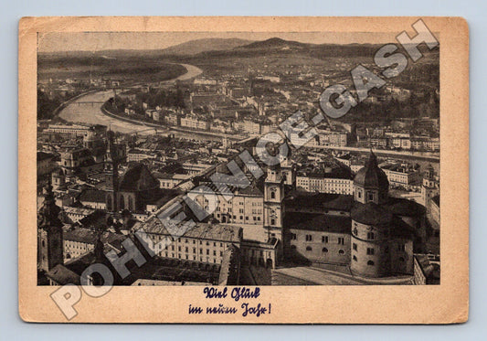 Pohlednice Rakousko Salzburg panorama 1939-1945 (M34094)