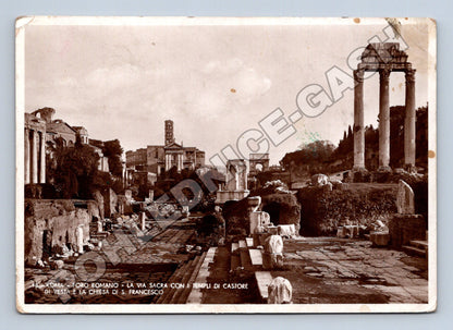 Pohlednice Itálie Řím Forum Romanum 1924 (M34097)