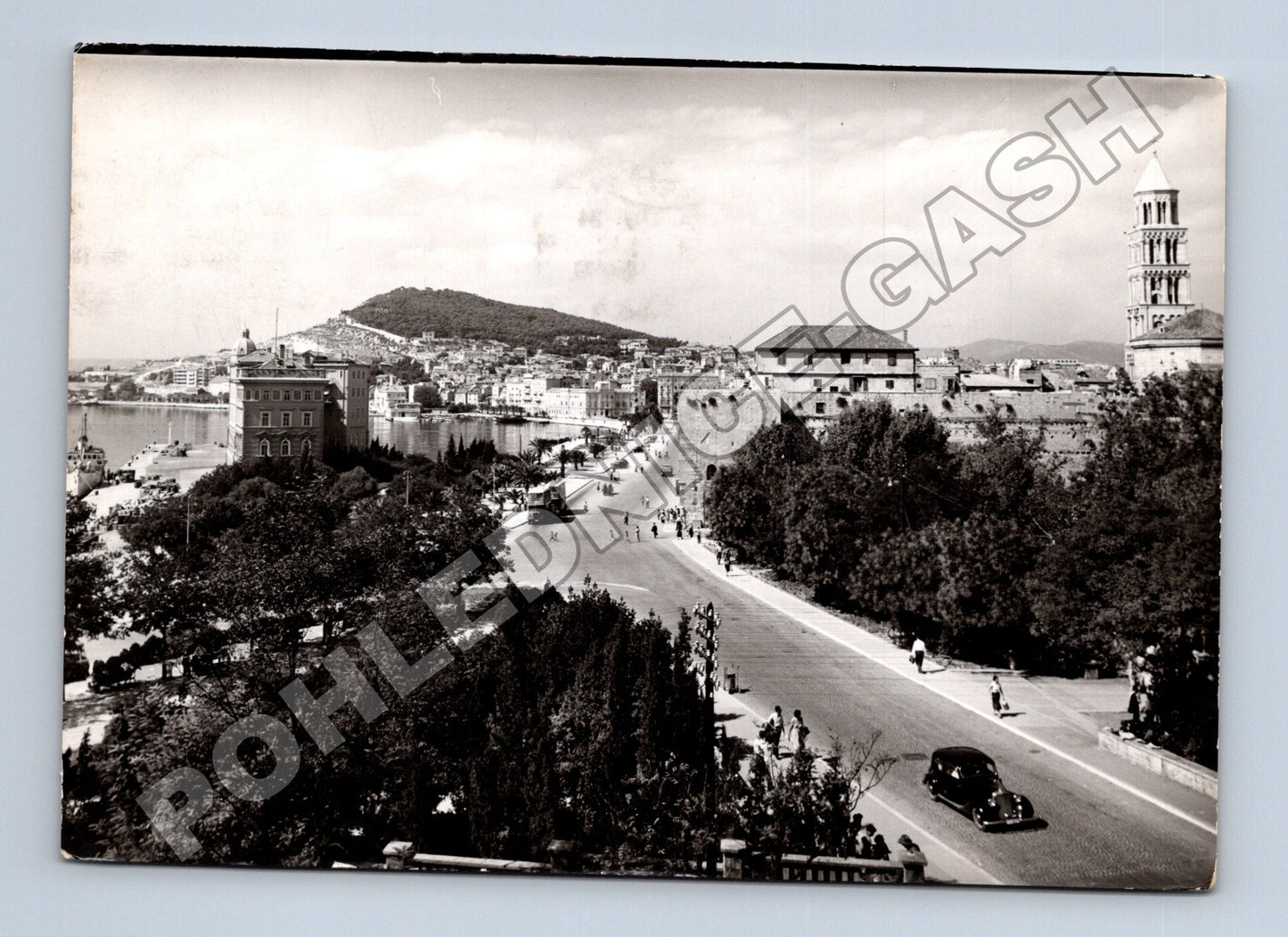 Pohlednice Jugoslávie Split panorama města (M34098)