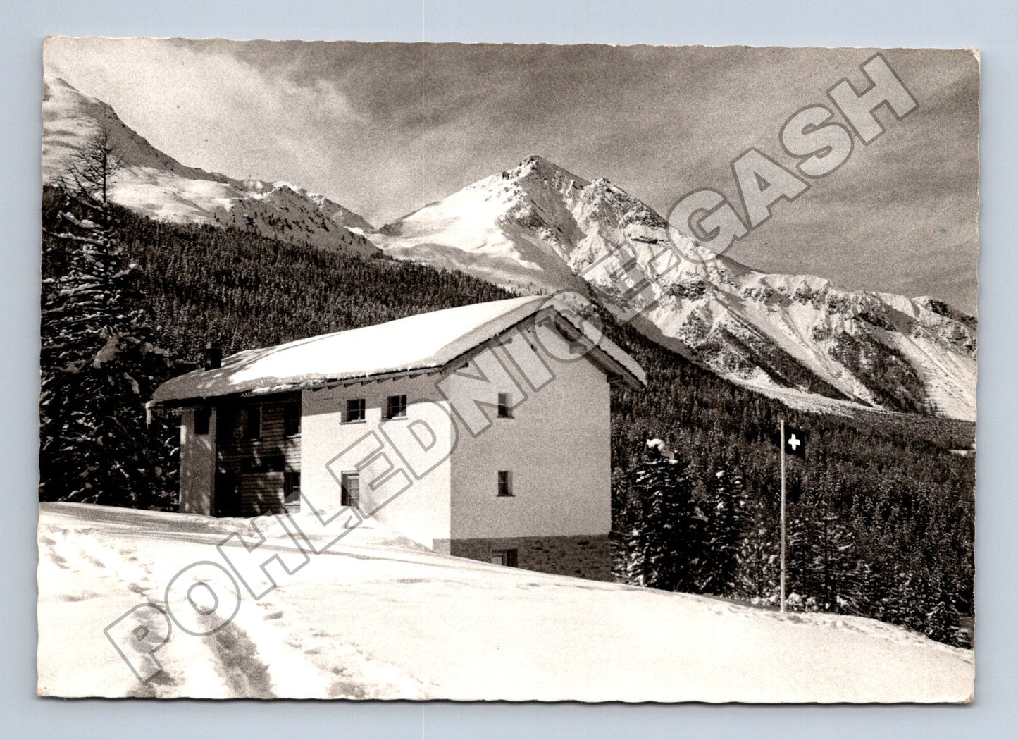 Pohlednice Švýcarsko Chasa Ramoschin Piz d'Aint 1973 (M34101)