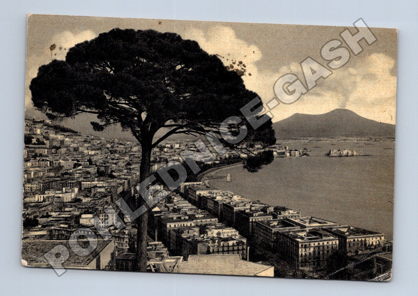 Pohlednice Itálie Neapol panorama 1920 (M34103)
