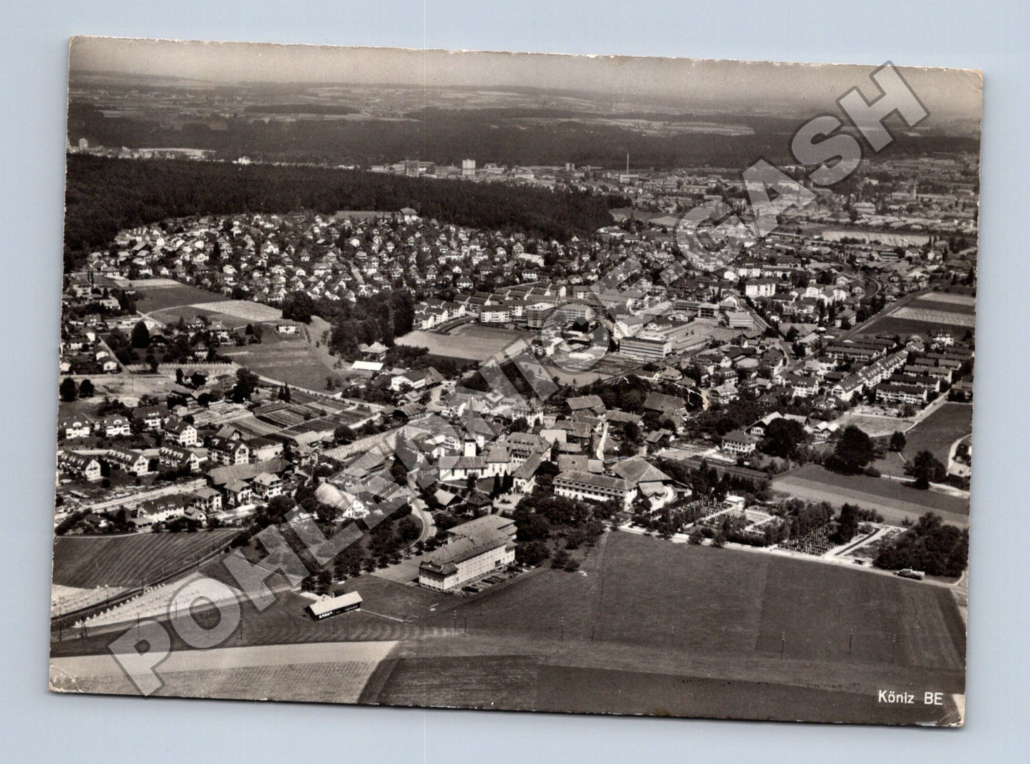 Pohlednice Švýcarsko Köniz letecký pohled (M34104)