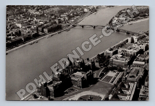 Pohlednice Madarsko Budapest Parlament Dunaj 1969 (M34108)