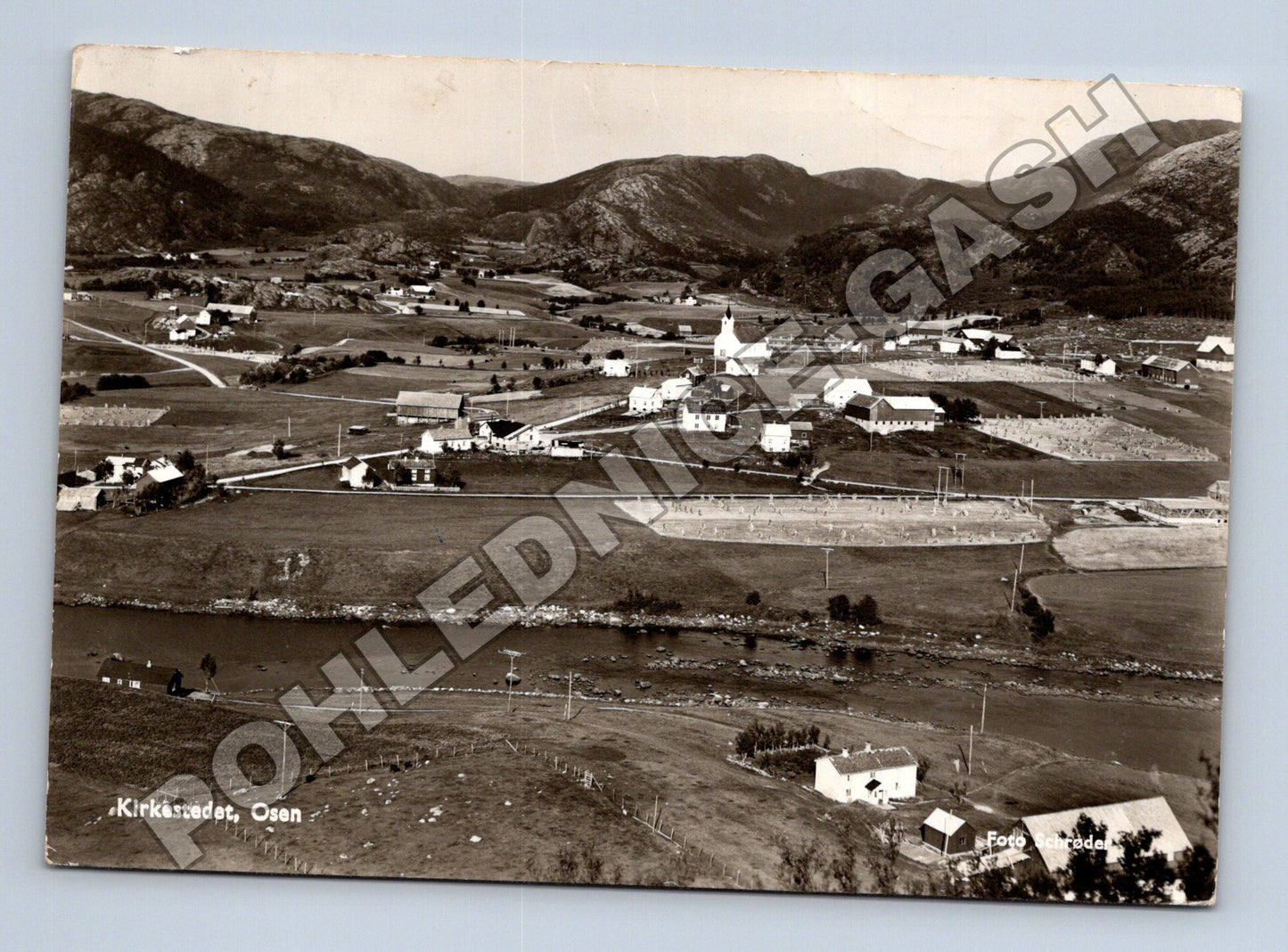 Pohlednice Norsko Kirkestadadet, Osen 1951 (M34111)