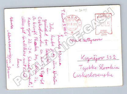 Pohlednice Norsko Kirkestadadet, Osen 1951 (M34111)