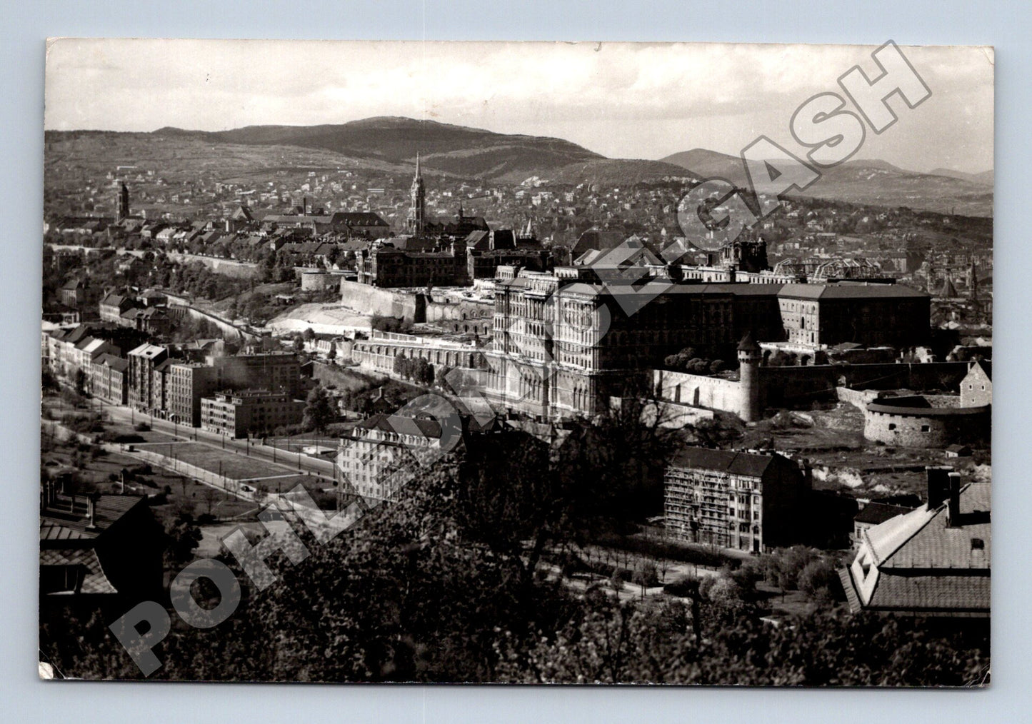 Pohlednice Maďarsko Budapešť panorama města 1972 (M34114)