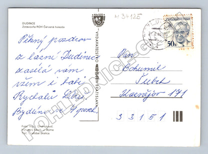 Pohlednice Slovensko Dudince lázně 1980 (M34125)