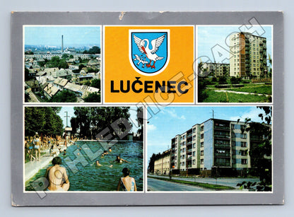 Pohlednice Slovensko Lučenec různé pohledy 1985 (M34128)