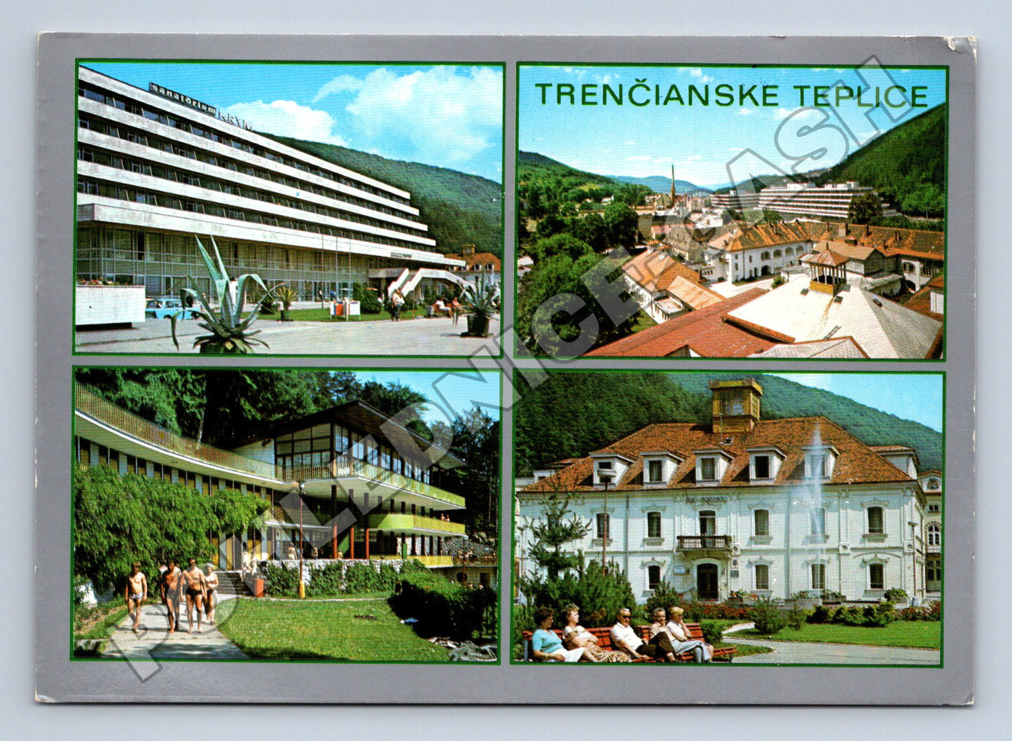 Pohlednice Slovensko Trenčianske Teplice 1987 (M34129)