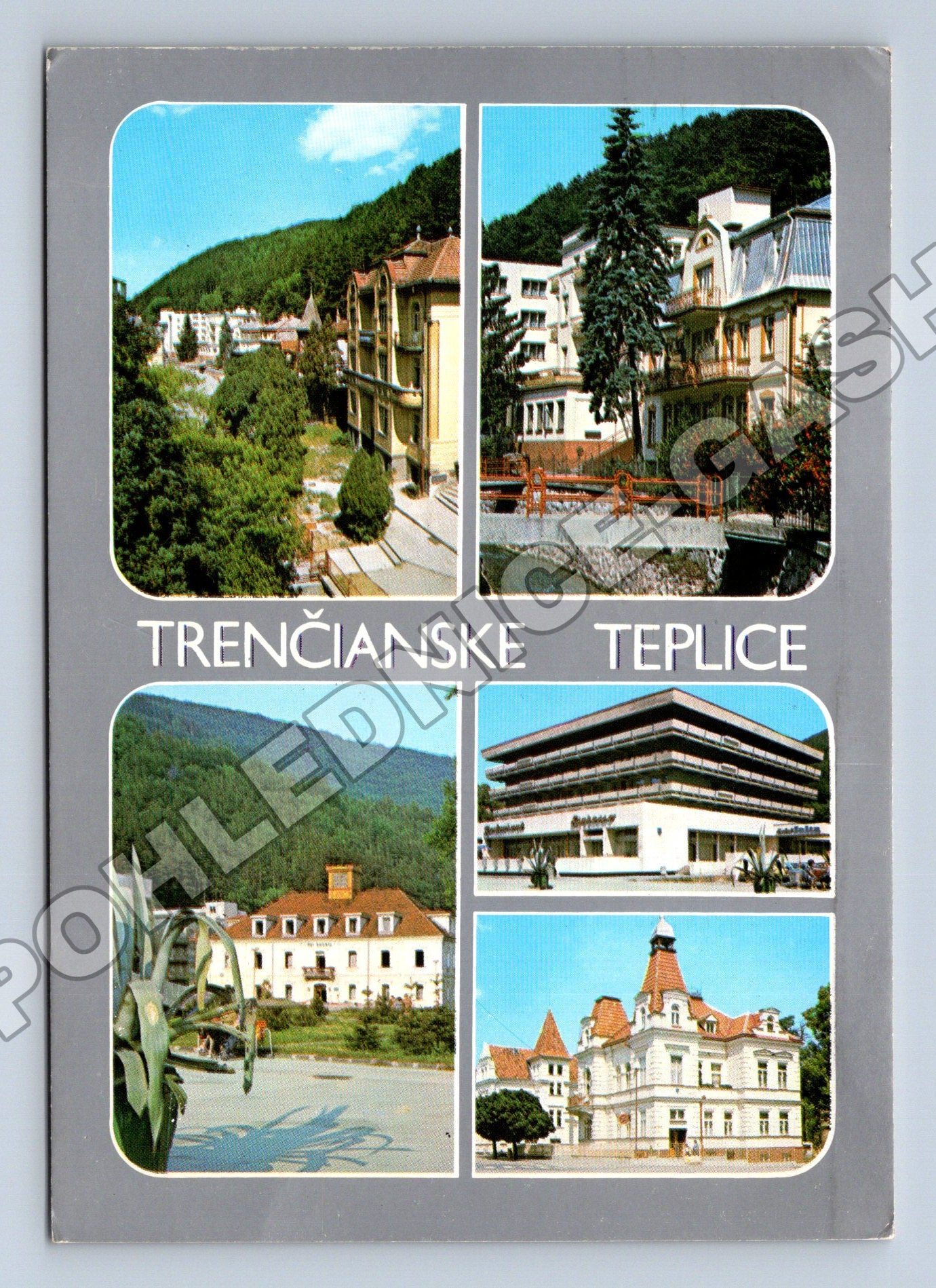 Pohlednice Slovensko Trenčianske Teplice multi-view 1980 (M34130)