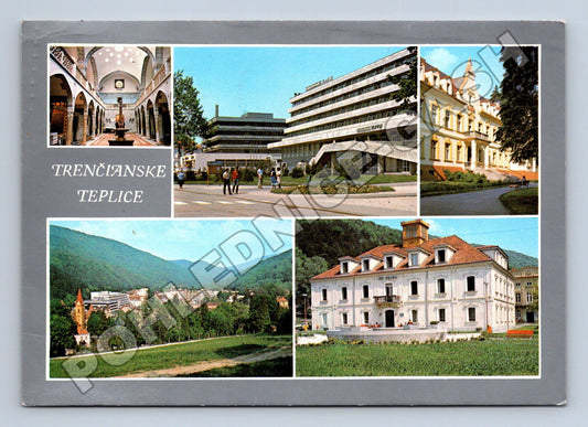 Pohlednice Slovensko Trenčianske Teplice lázně 1988 (M34131)
