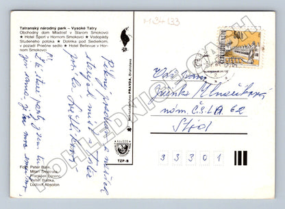 Pohlednice Slovensko Vysoké Tatry, hotely a příroda 1970s (M34133)