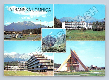 Pohlednice Slovensko Tatranská Lomnica koláž 1980 (M34136)