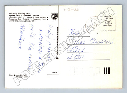 Pohlednice Slovensko Tatranská Lomnica koláž 1980 (M34136)