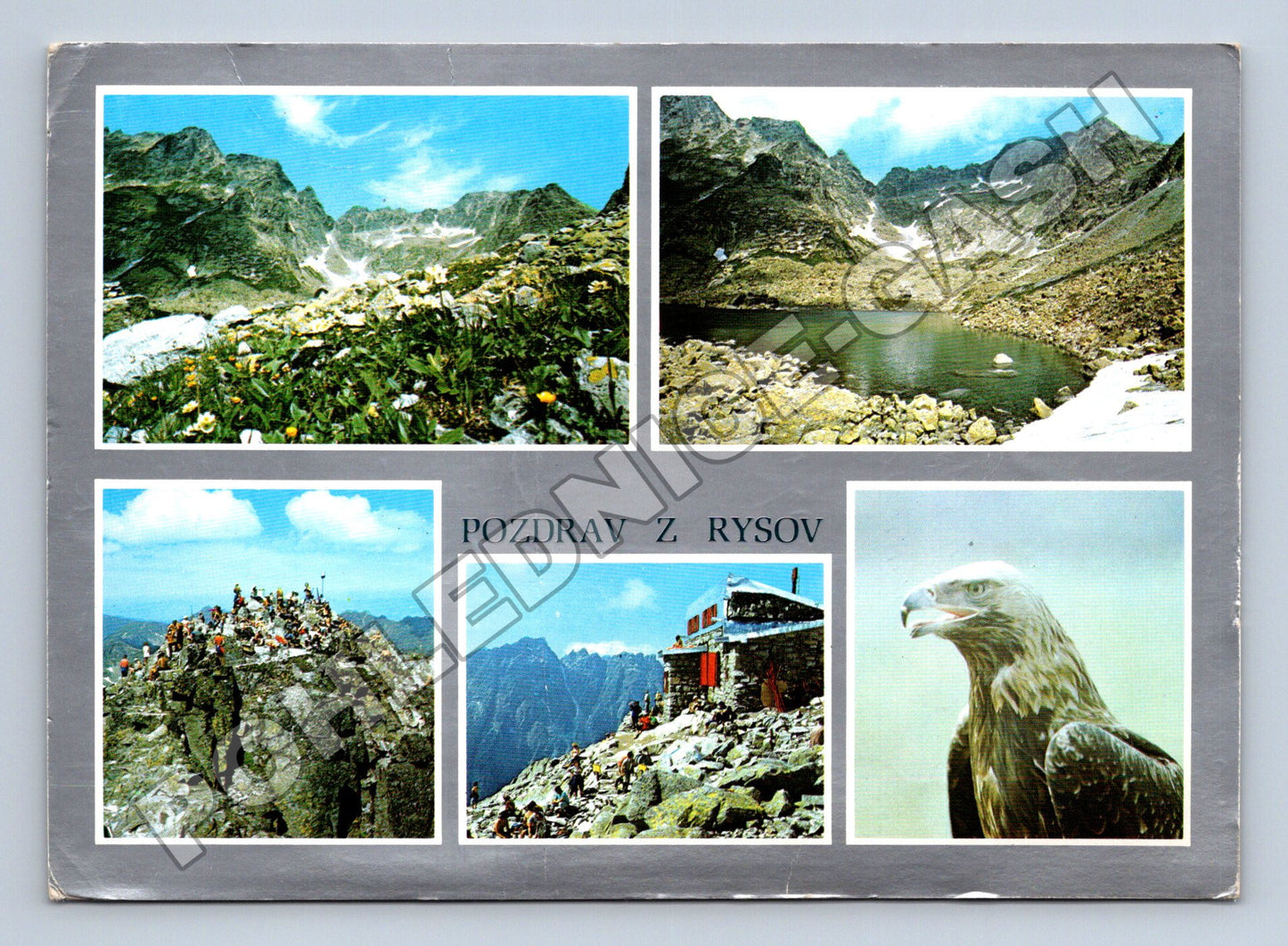 Pohlednice Slovensko Rysy horske panorama 1988 (M34140)