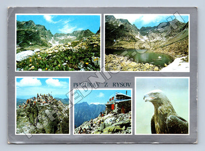 Pohlednice Slovensko Rysy horske panorama 1988 (M34140)
