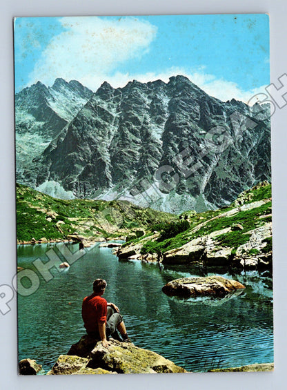 Pohlednice Slovensko Vysoké Tatry Malé Hincovo pleso 1971 (M34141)